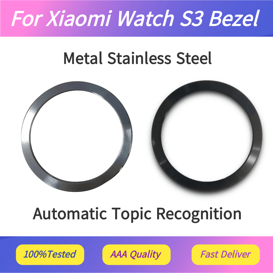 Cover For Xiaomi Watch S3 beze - Watch Bezel Insert incelemesi ve fiyatı