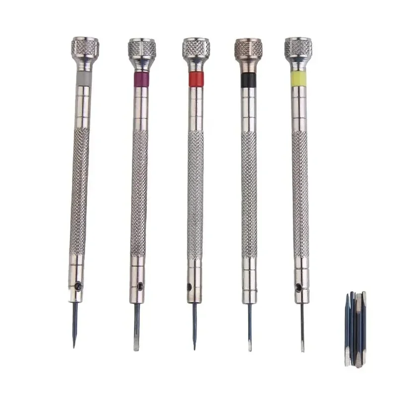 5pcs/set 0.8-1.6mm Steel Screw - Watchmaker Screwdriver incelemesi ve fiyatı