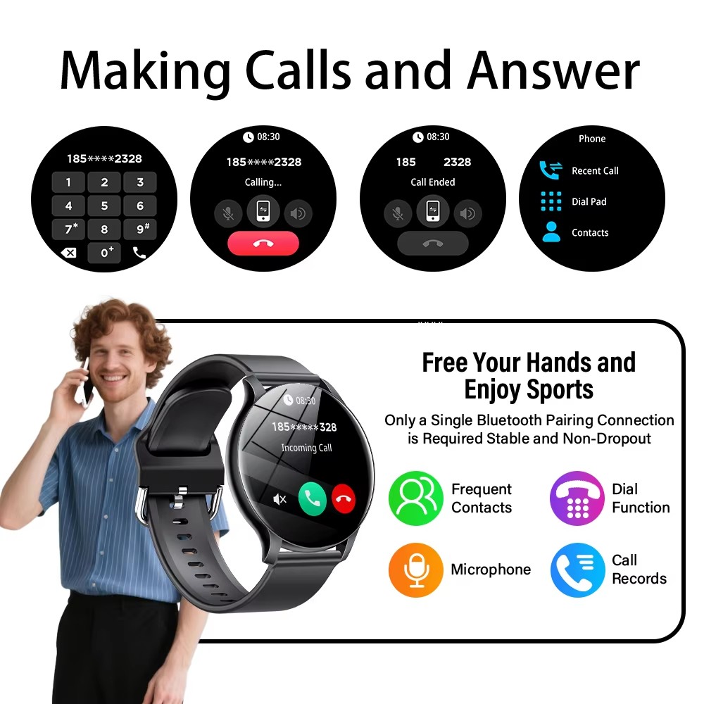 2025 New Smart Watch Heart Rat - Smartwatch New Watches 2025 incelemesi ve fiyatı