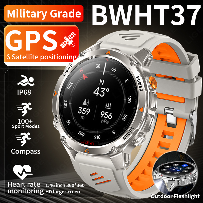 LIGE Rugged GPS Track Smart Wa - Smartwatch I Watches incelemesi ve fiyatı
