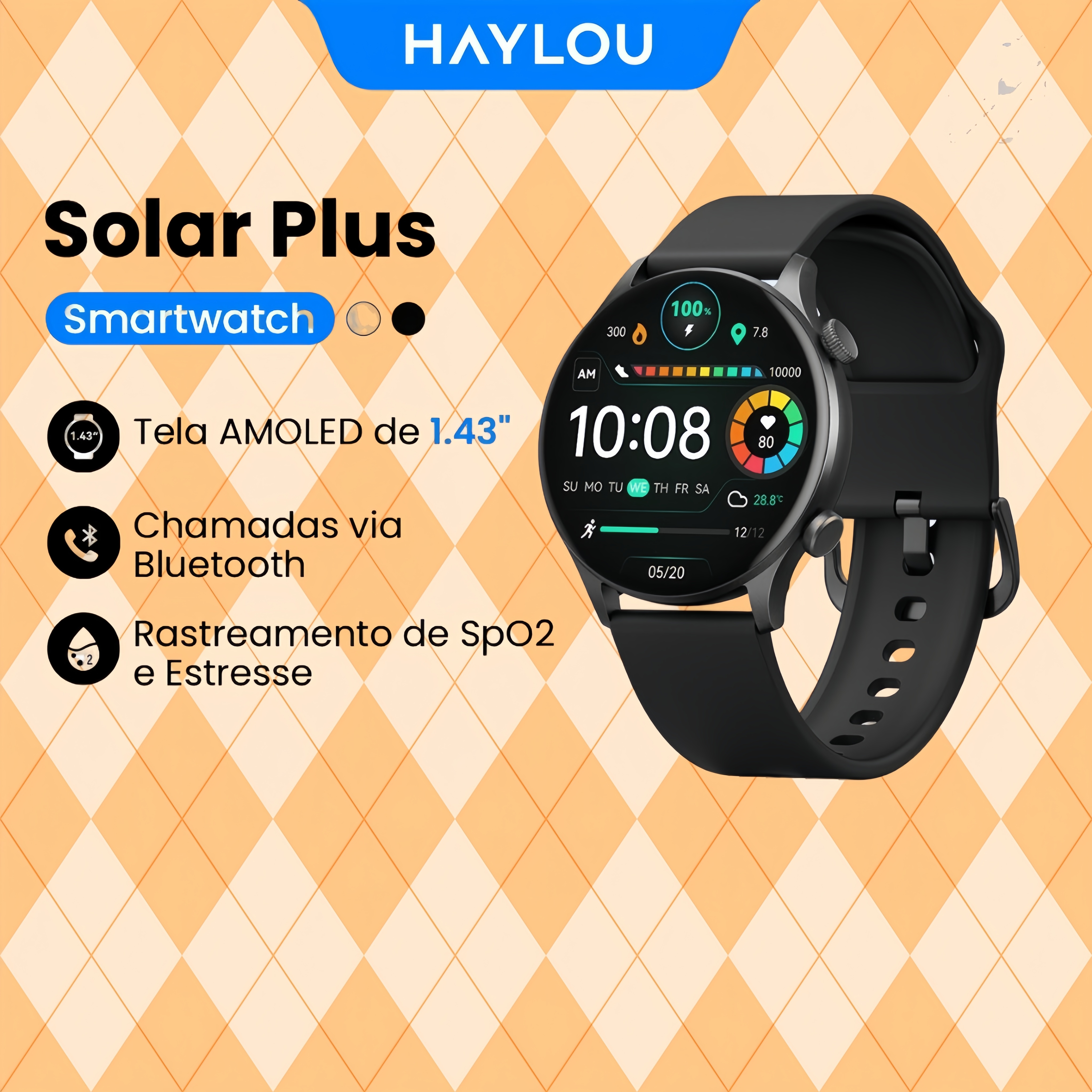 HAYLOU Solar Plus Smart Watch  - Watch Esim incelemesi ve fiyatı