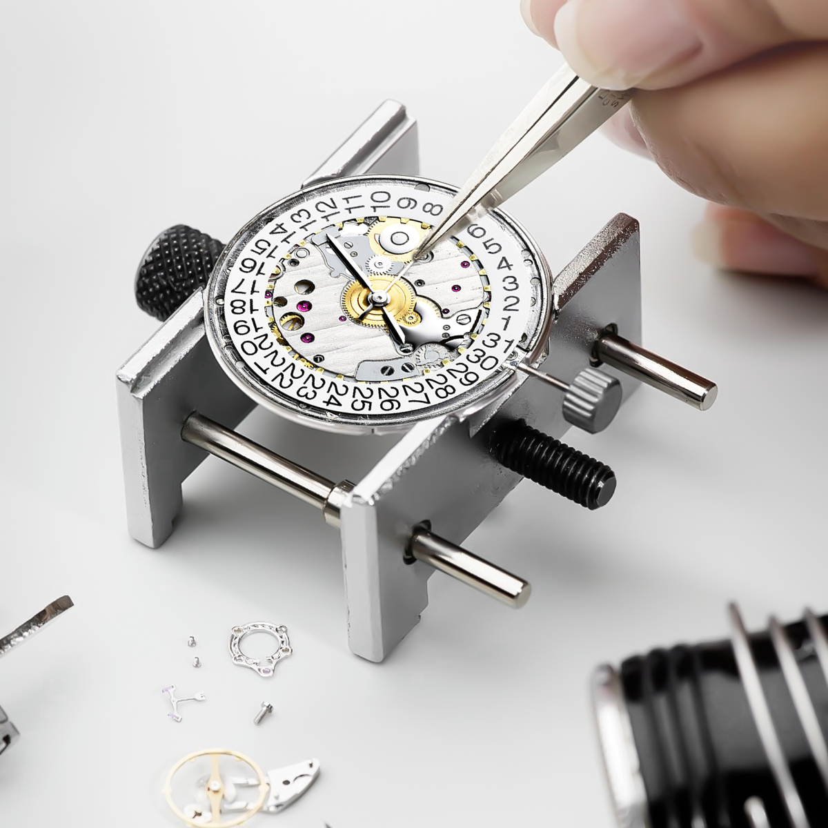 35 Jewels Skeleton 5100A watch - Watch Movement Rotor incelemesi ve fiyatı