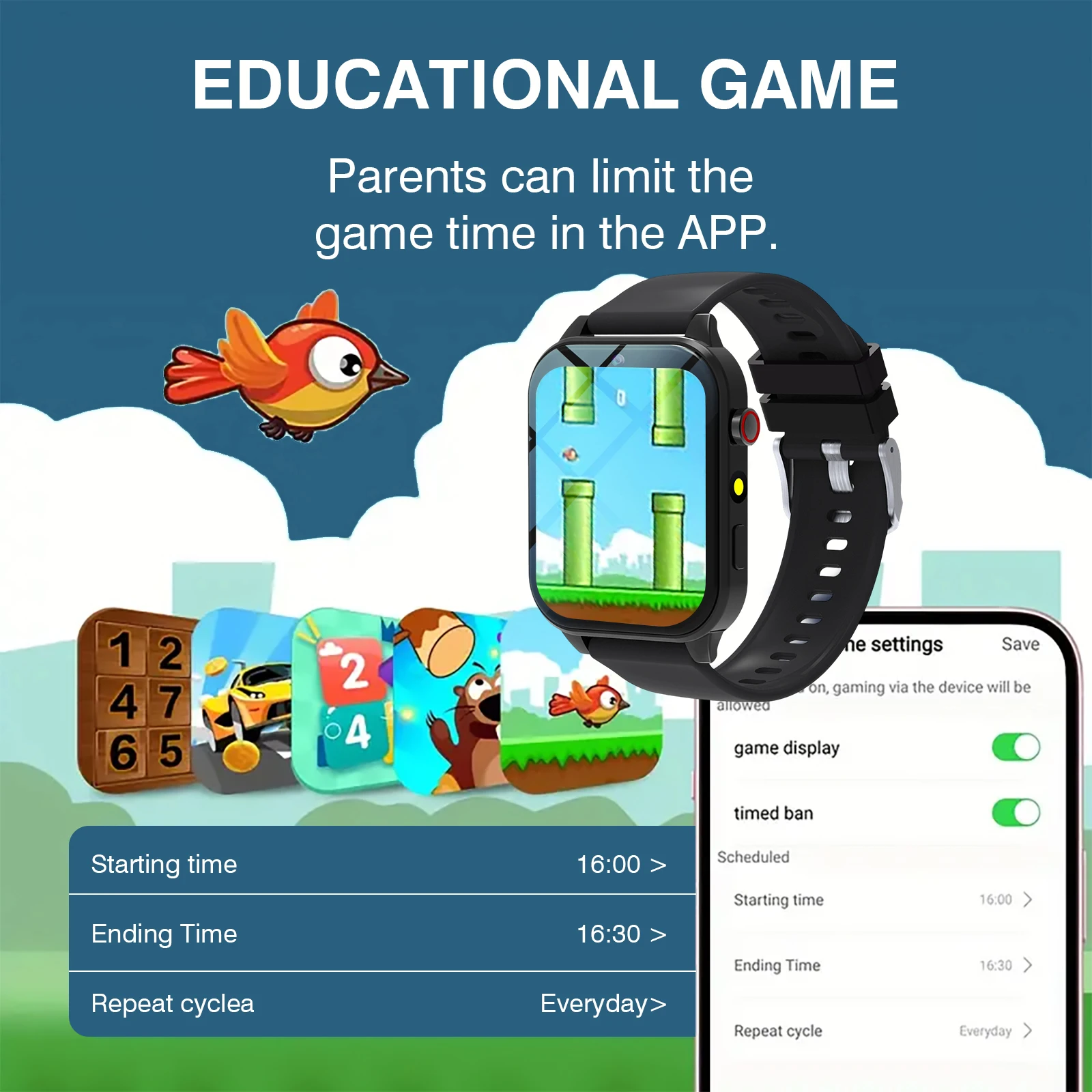 Kids′s Smart Watch 18 Games Ca - Smartwatch Watches Digital incelemesi ve fiyatı