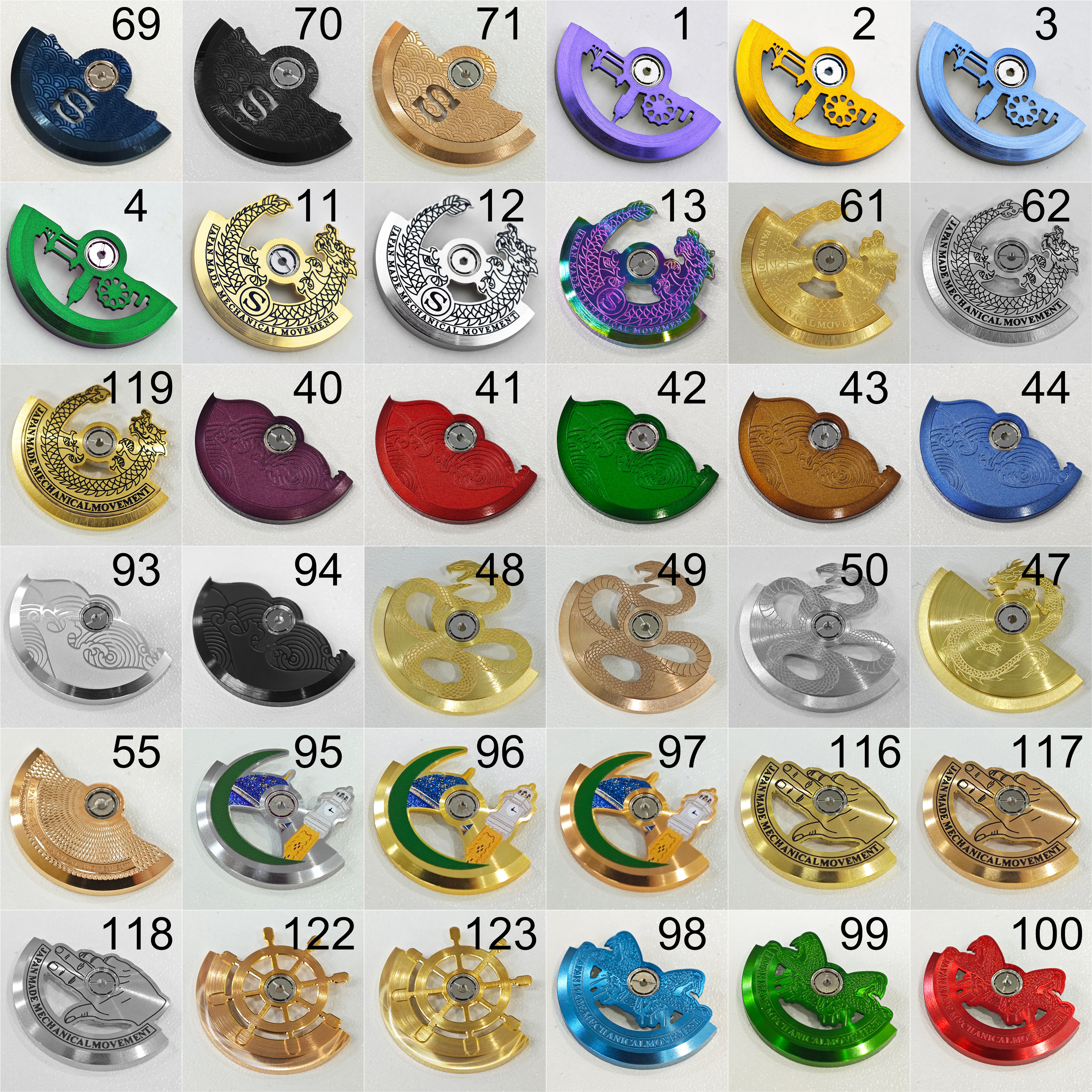 148 Styles NH35 Oscillating We - Watch Movement Rotor incelemesi ve fiyatı