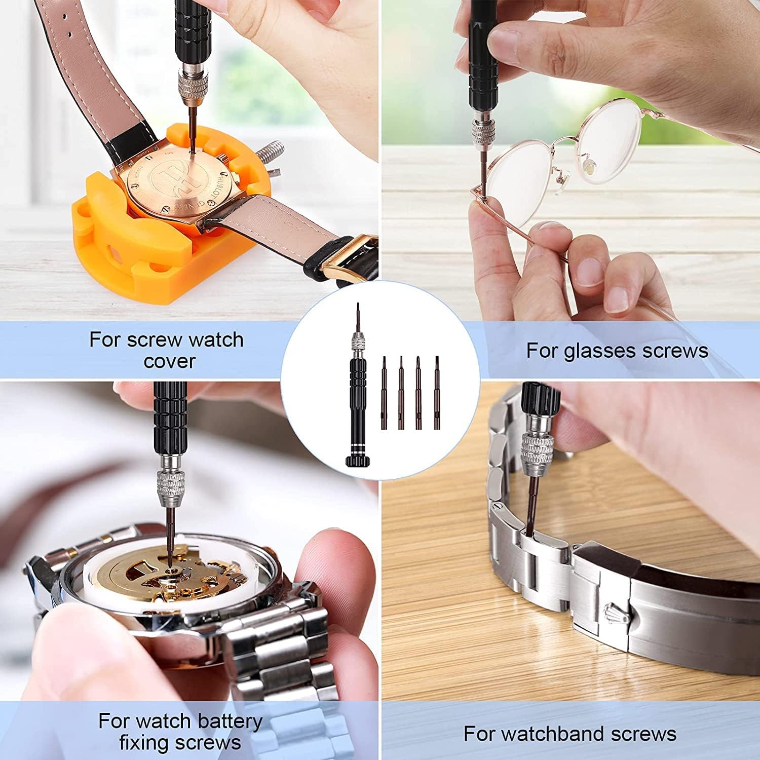 32 pcs Watch Battery Replaceme - Watchmaker Screwdriver incelemesi ve fiyatı