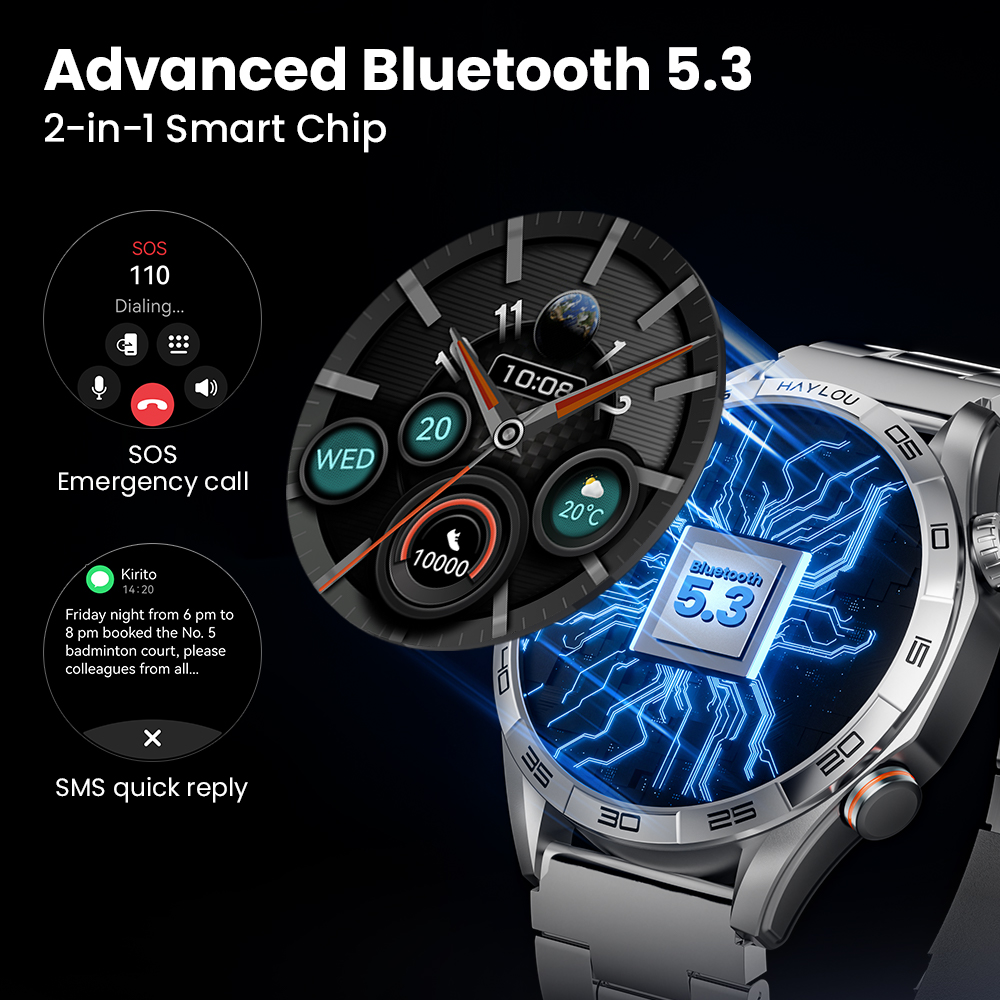 HAYLOU Solar 5 Voice Calling S - Watch Esim incelemesi ve fiyatı
