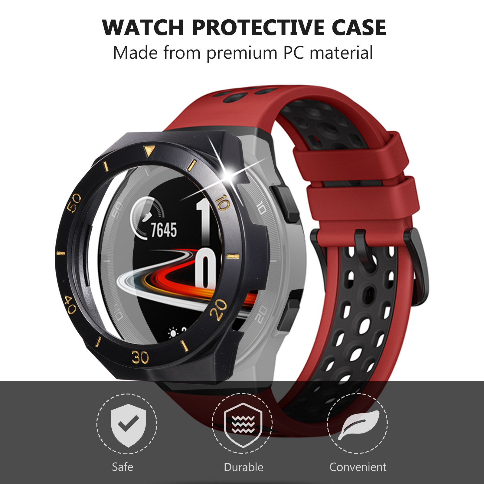 1Pcs Exquisite Pc Watch Protec - Smartwatch I Watches incelemesi ve fiyatı