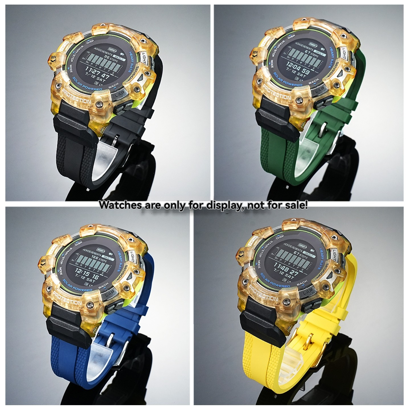 gbd-h1000 Fluororubber watchba - Smartwatch Casio Watches For Men incelemesi ve fiyatı