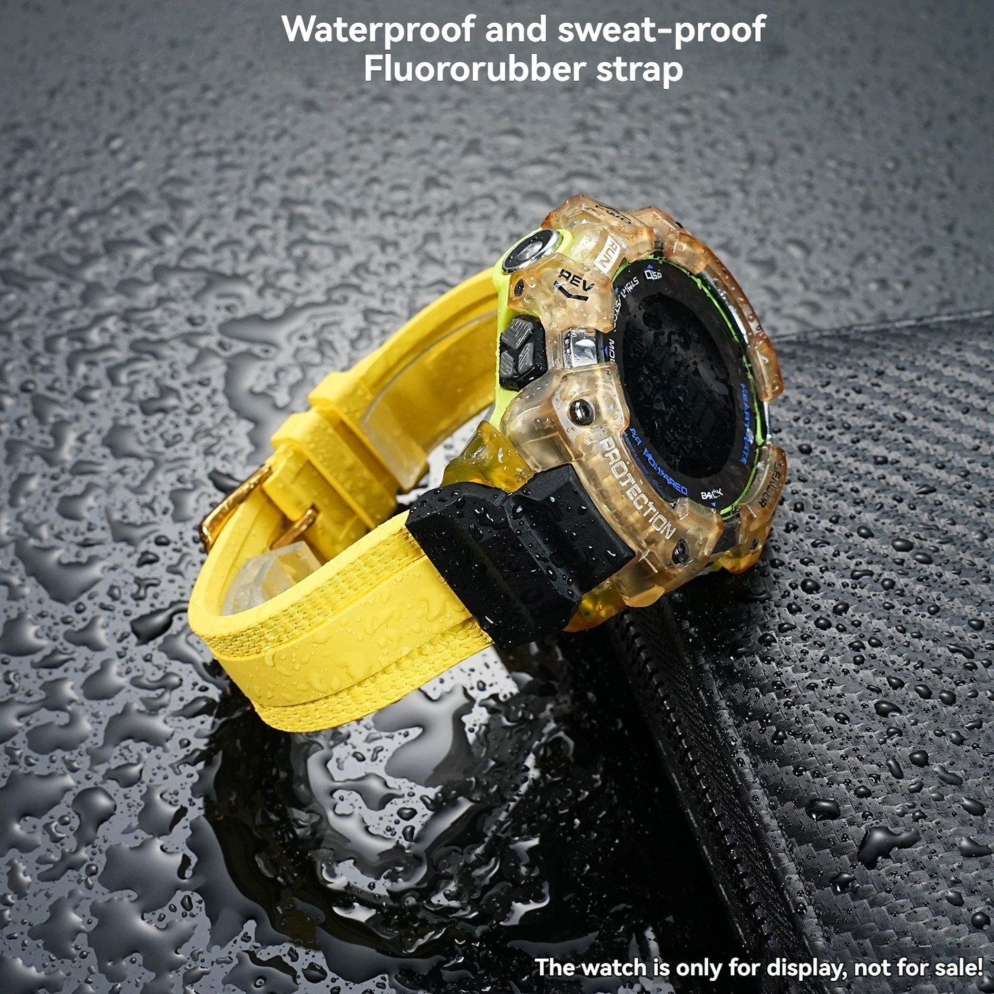 gbd-h1000 Fluororubber watchba - Smartwatch Casio Watches For Men incelemesi ve fiyatı
