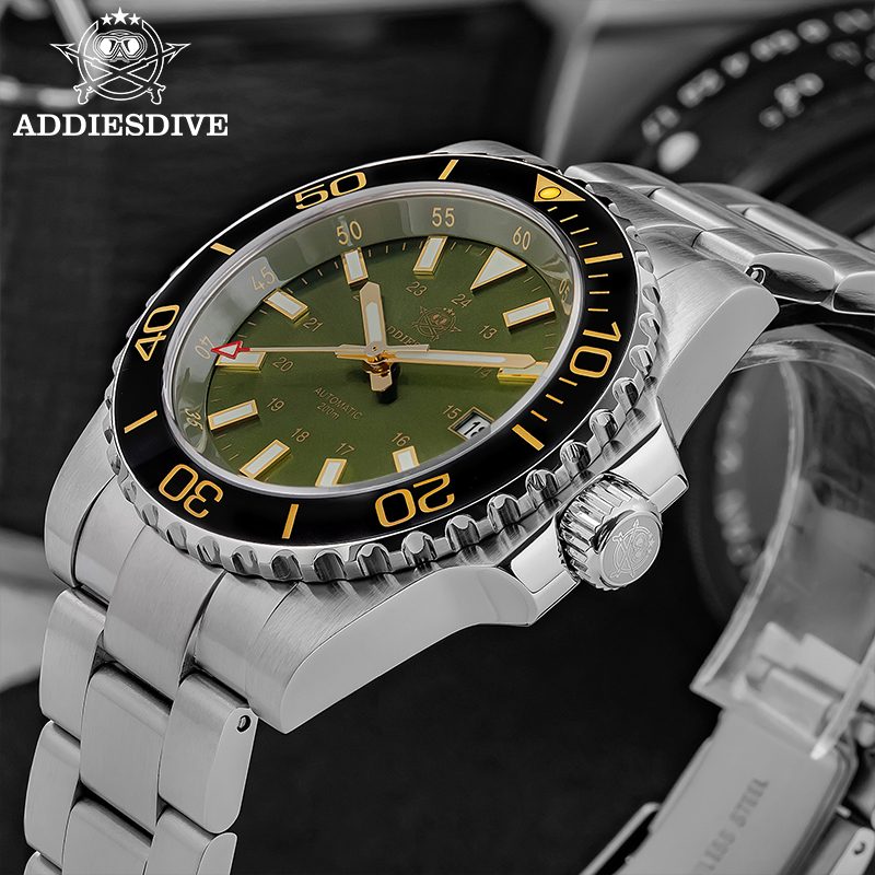 ADDIESDIVE Men's Watch 8215 Me - Watch Bezel Insert incelemesi ve fiyatı