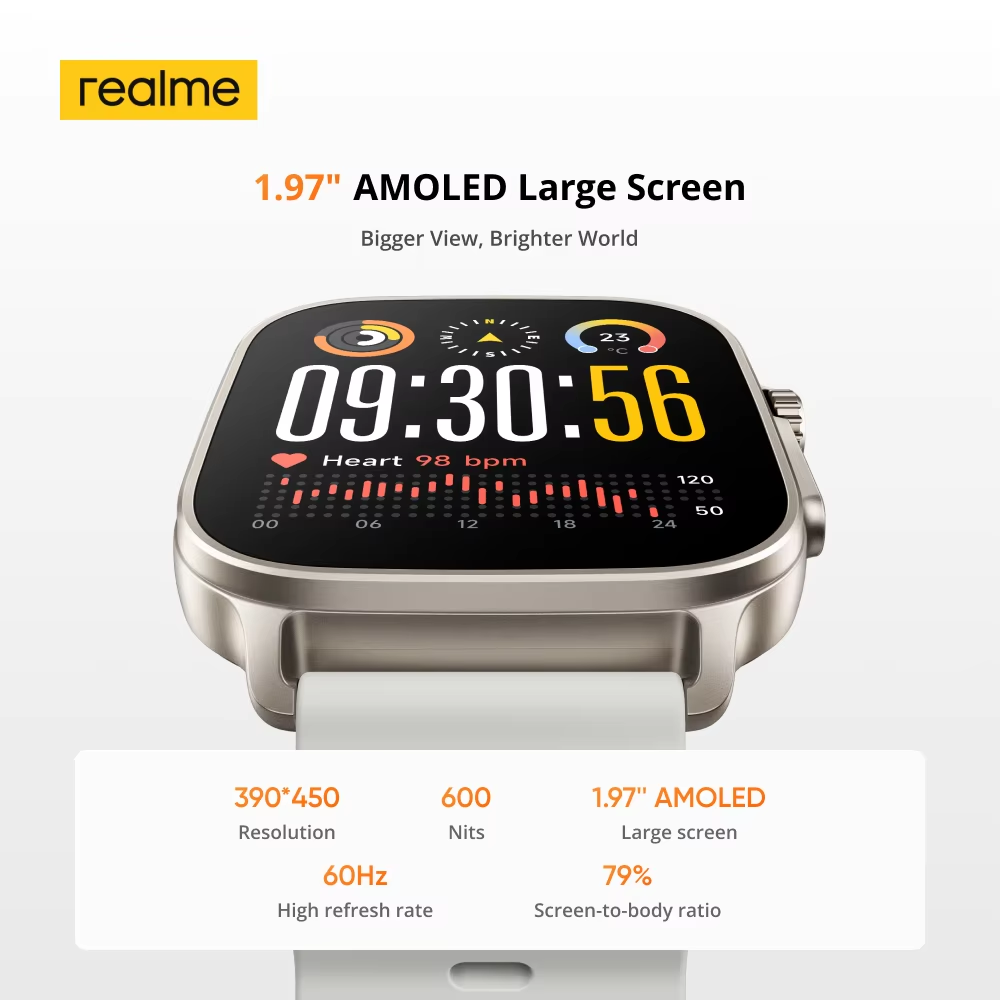 Global Version realme watch 5  - Smartwatch El incelemesi ve fiyatı