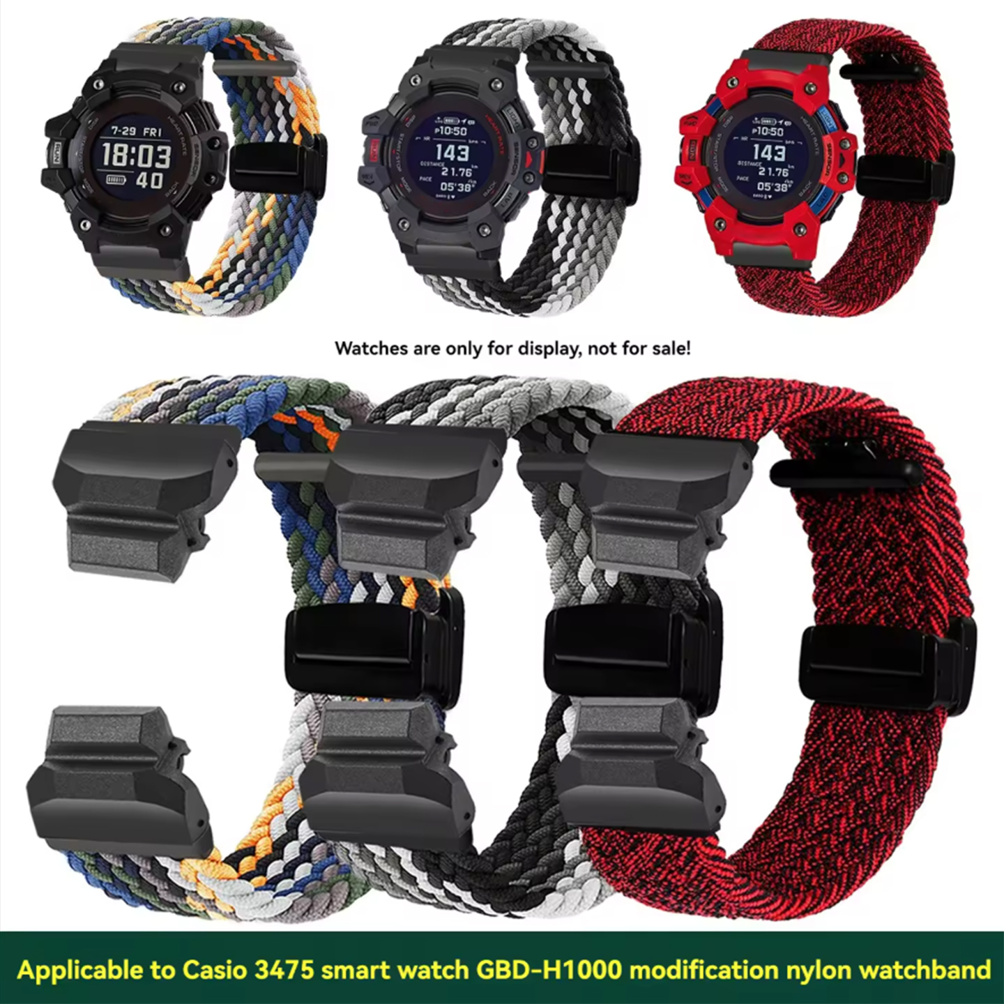 gbd-h1000 nylon Sports watchba - Casio Watches Smartwatch incelemesi ve fiyatı