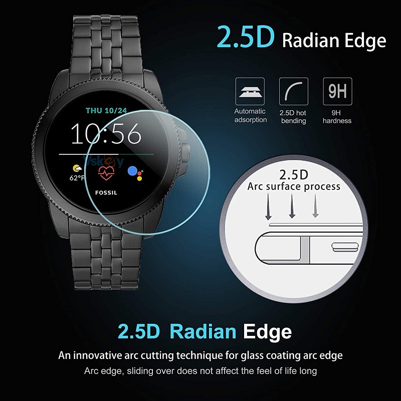 5PCS Screen Protector for Foss - Fossil Watches Smartwatch Gen 4 incelemesi ve fiyatı