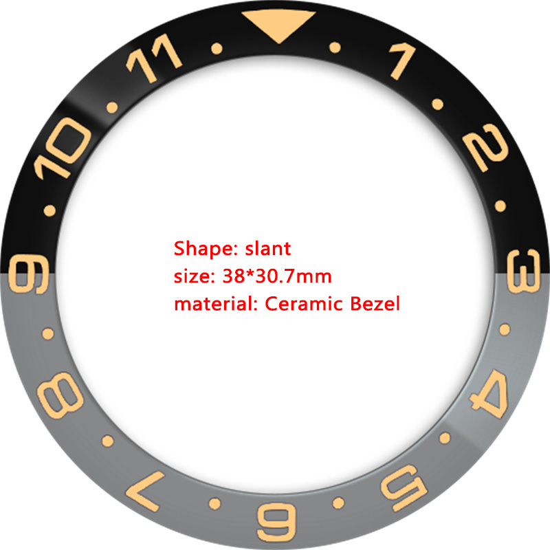 Ceramic 38mmx30.7mm GMT Watch  - Watch Bezel Insert incelemesi ve fiyatı