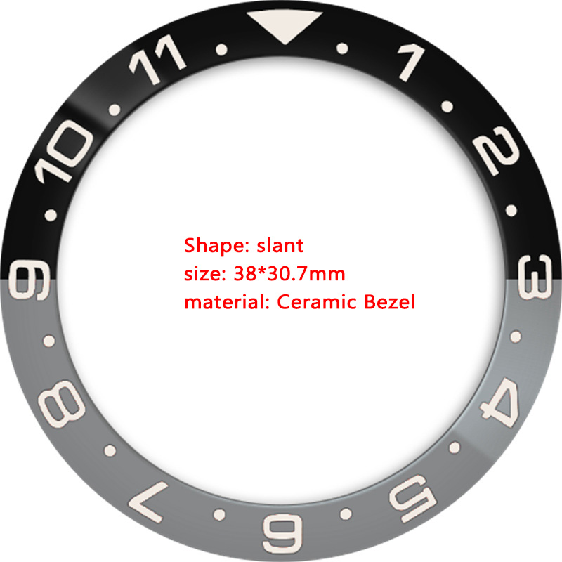 Ceramic 38mmx30.7mm GMT Watch  - Watch Bezel Insert incelemesi ve fiyatı