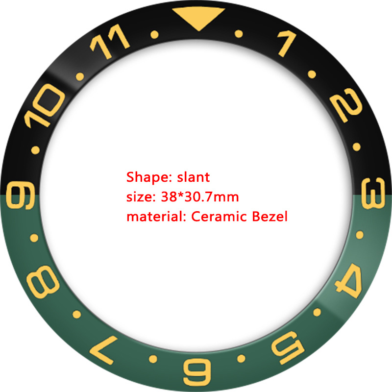 Ceramic 38mmx30.7mm GMT Watch  - Watch Bezel Insert incelemesi ve fiyatı