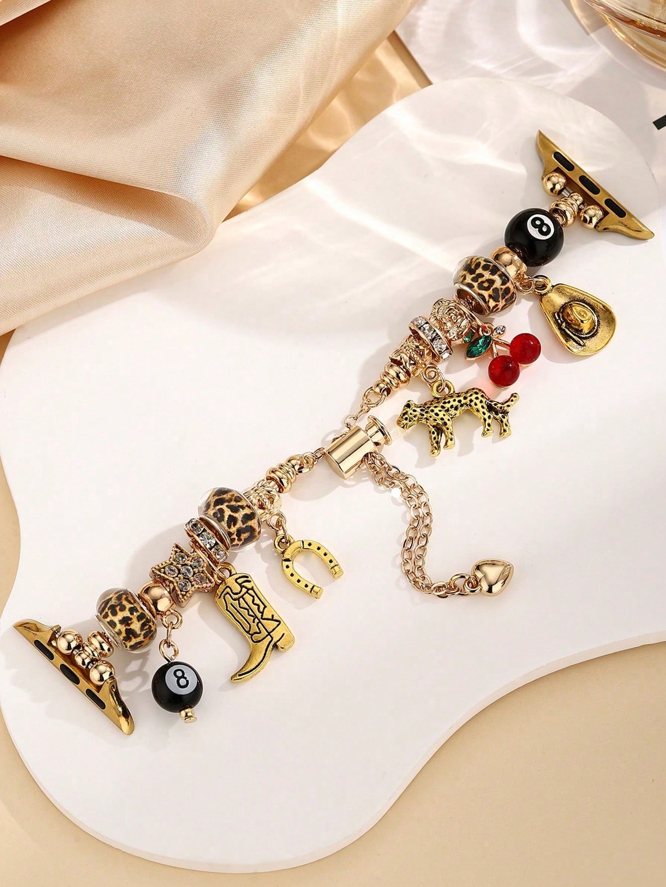 1pc Leopard Print Stylish Band - Smartwatch Stylish Watches For Women incelemesi ve fiyatı