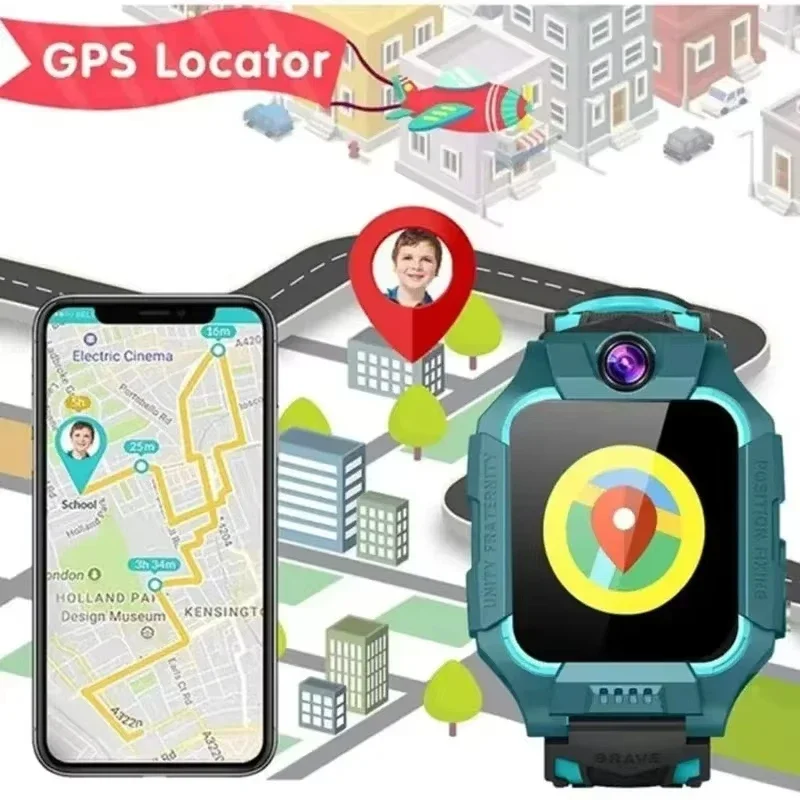 2026 Lenovo Waterproof Kids GP - Smartwatch Watches Gift For Boys With Gps incelemesi ve fiyatı