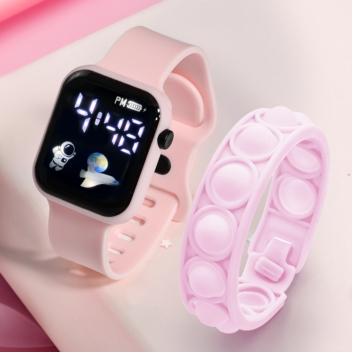 2PCS Children's Smart Watch Br - Smartwatch Watches Digital incelemesi ve fiyatı